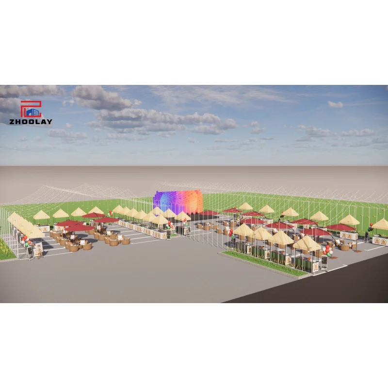 Custom.Event Stall متجر متنقل كشك الأحداث الاحتفالية التجارية الغذاء والمشروبات مخبز القهوة الكتب والألعاب كشك #6