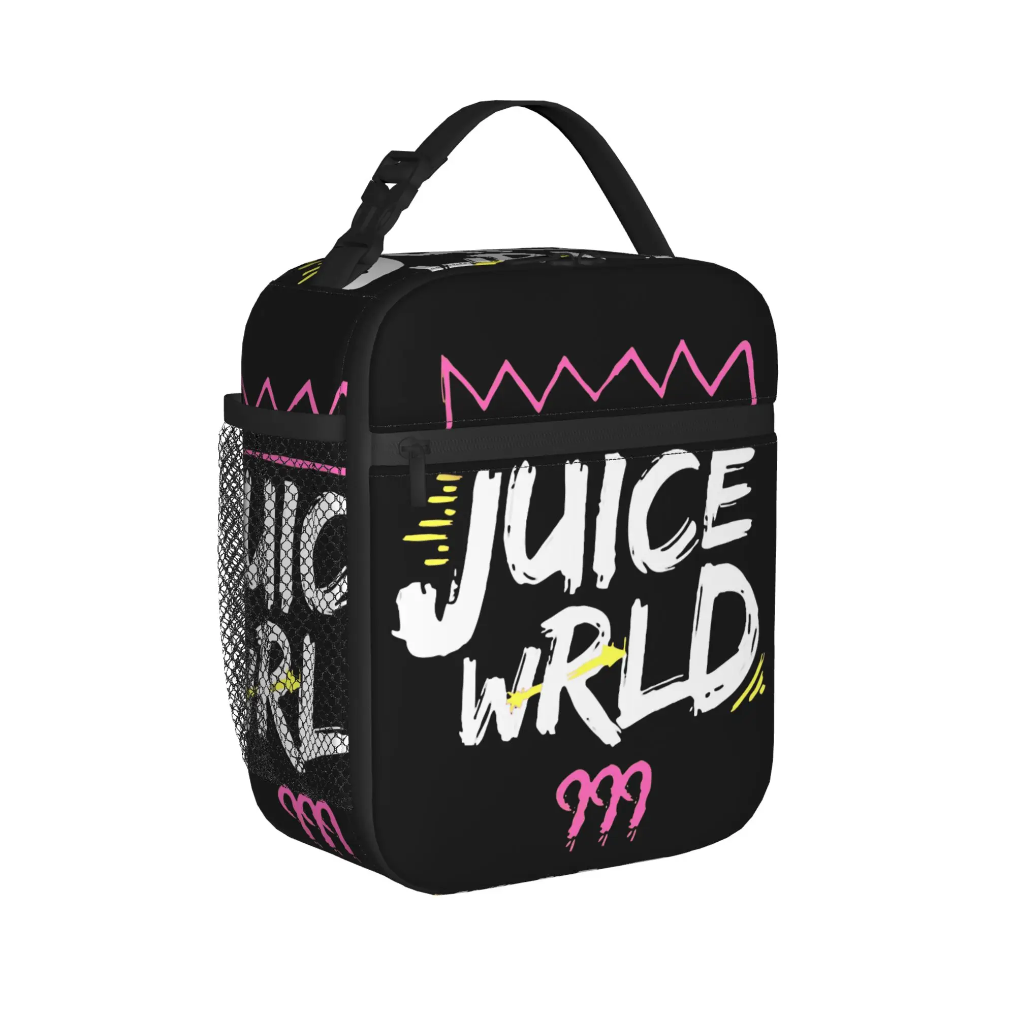 Juice Music Wrld Insulated Lunch Bag High Capacity Lunch Container Cooler Bag Lunch Box Tote College  Picnic Food Storage Bags