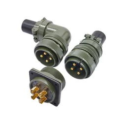 5015 MIL STD Circular Connector 32-17 MIL-C Plug&Socket MS3102 MS3106 MS3108 4 Pin Military Specification Connector