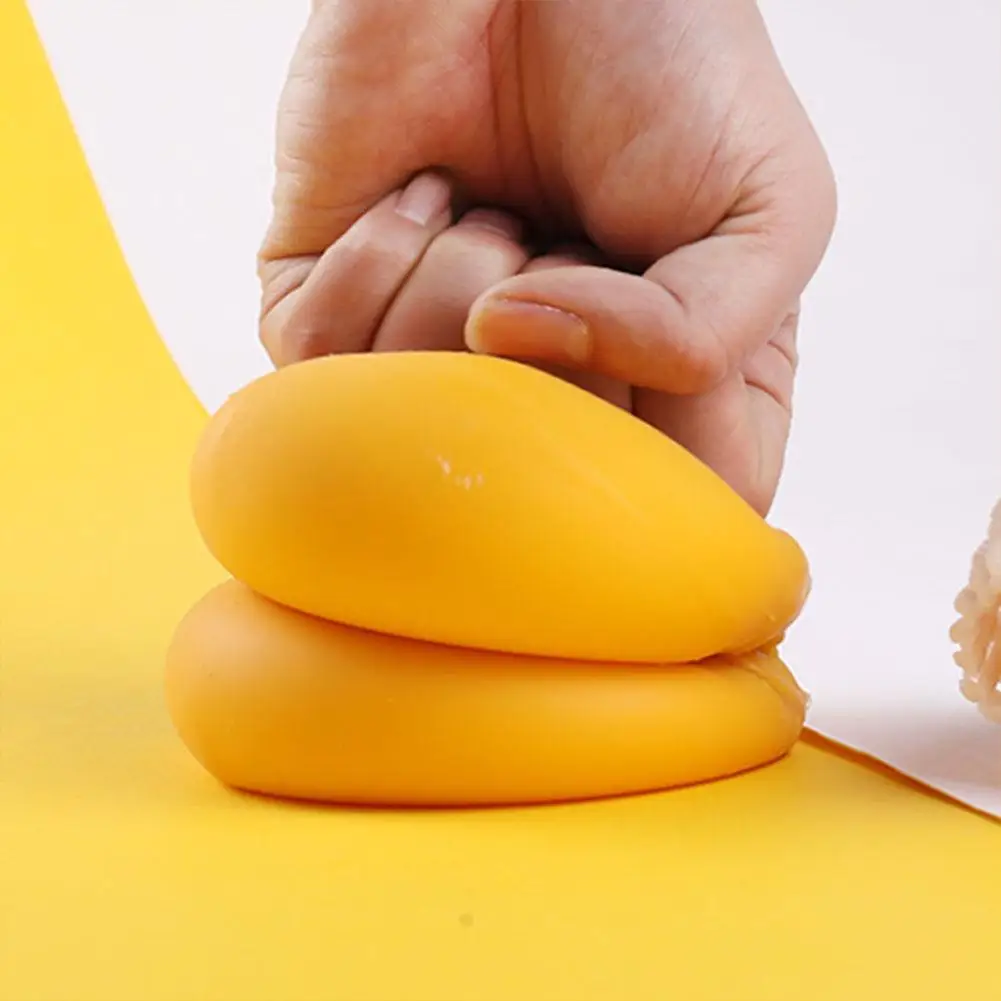 Simulazione Mango spremere giocattolo morbido Antistress giocattolo di decompressione palla Antistress