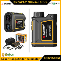 SNDWAY 600M 1000M 1500M Range Finder Telemeters Golf Rangefinder Distance Meter Professional Angle High Speed Continuous Measure