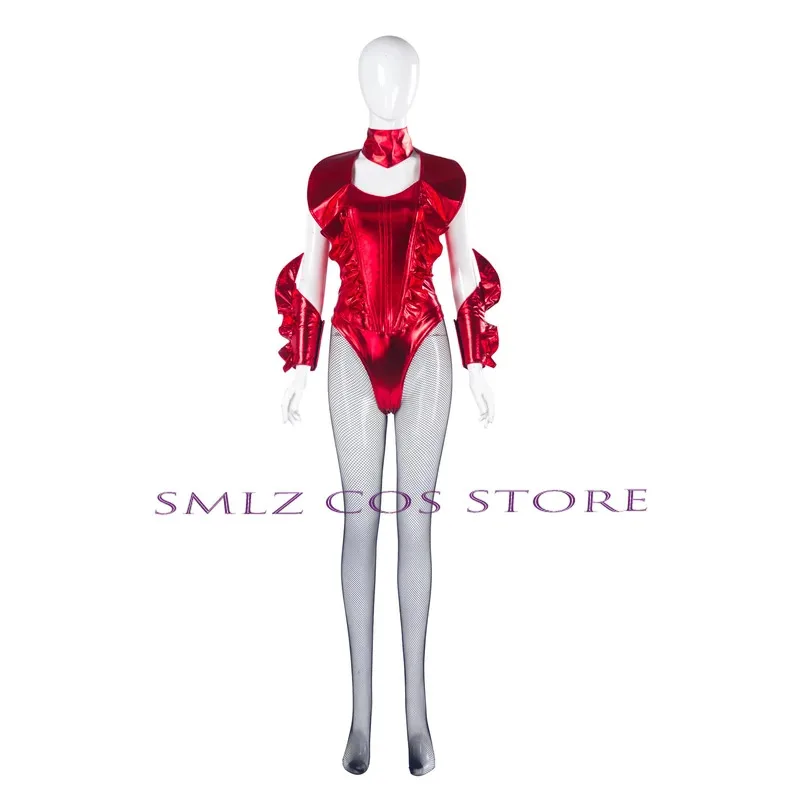 Anime Skye Riley Cosplay Kostüm Sexy Frau Sing Song Rot Overall Outfits Halloween Party Anzug für Frauen