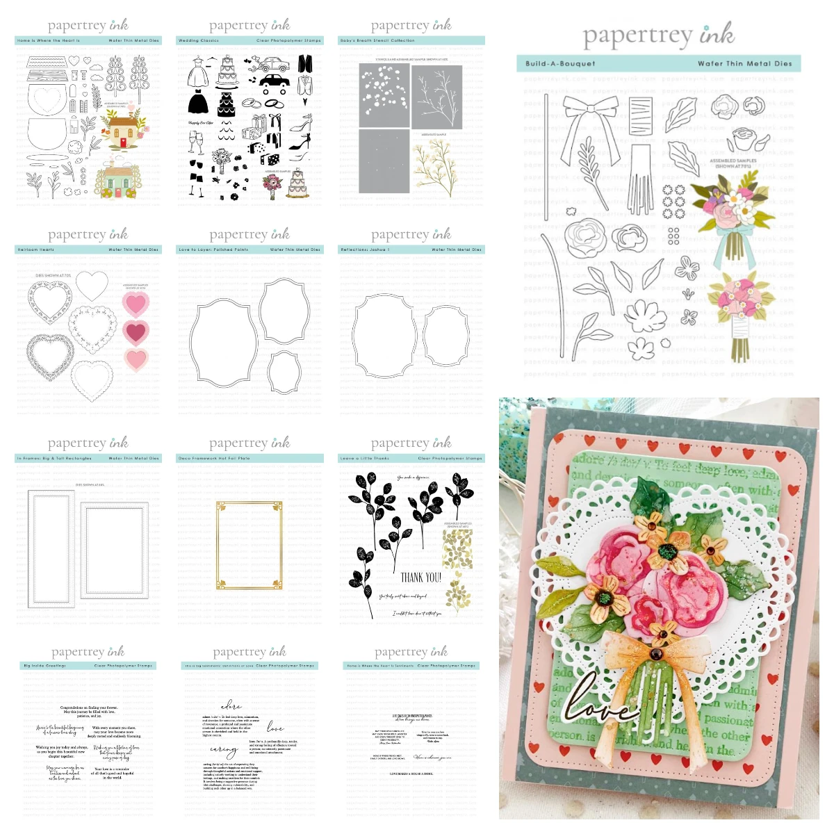 

Heirloom Hearts Die Metal Cutting Dies Stamps Stencil Cut Die DIY Scrapbooking Paper Craft Handmade Album Card Template Wedding