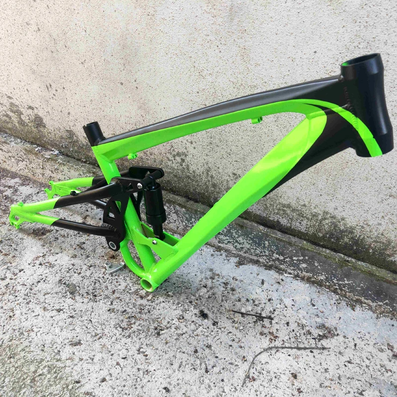 Kalosse Dropout Bike Frame, 135mm, 26 Inches, Full Suspension, Aluminum Alloy, Mountain Bicycle