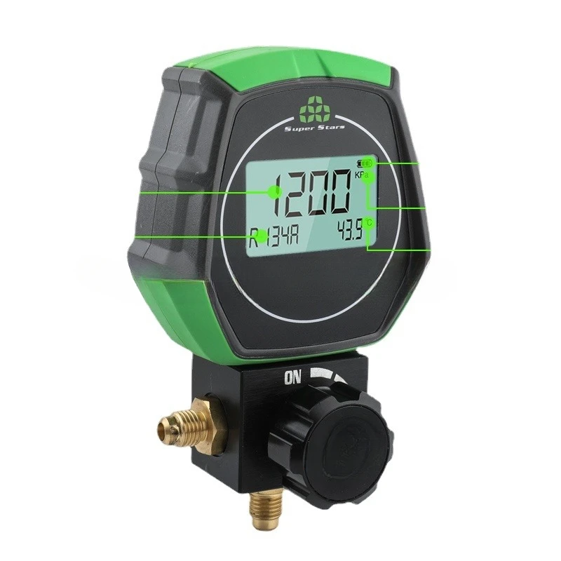 ST-B168DL Electronic Fluoride Gauge with Digital Display for Refrigeration and Vacuum Pressure Testing