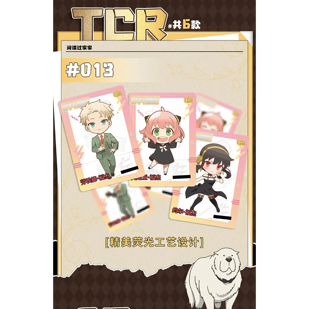Carte de Collection originale Kabao SPY × FAMILY, comédie de guérison, Anime japonais, mignon Anya, carte Rare, jouet pour enfants, cadeaux de Festival