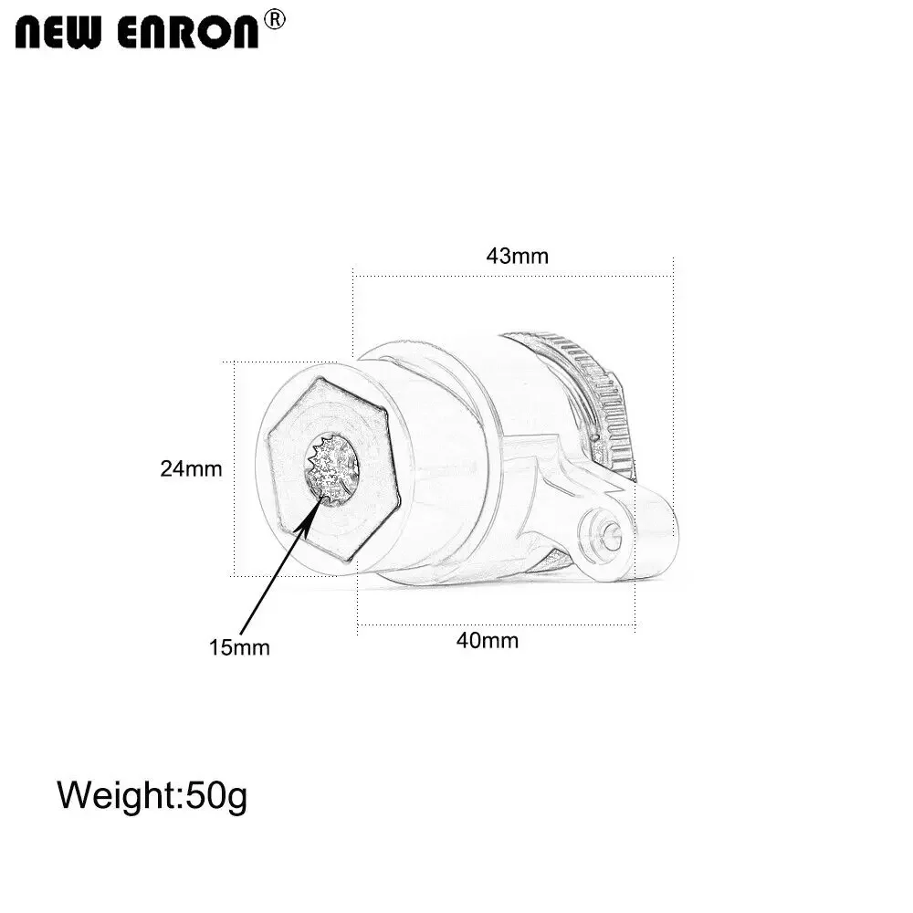 NEW ENRON CNC Aluminum Adjustable Servo Saver Arm 15T ARA340165 for ARRMA 1/5 Kraton ARA5208 Outcast 4WD 8S BLX EXTREME ARA5810