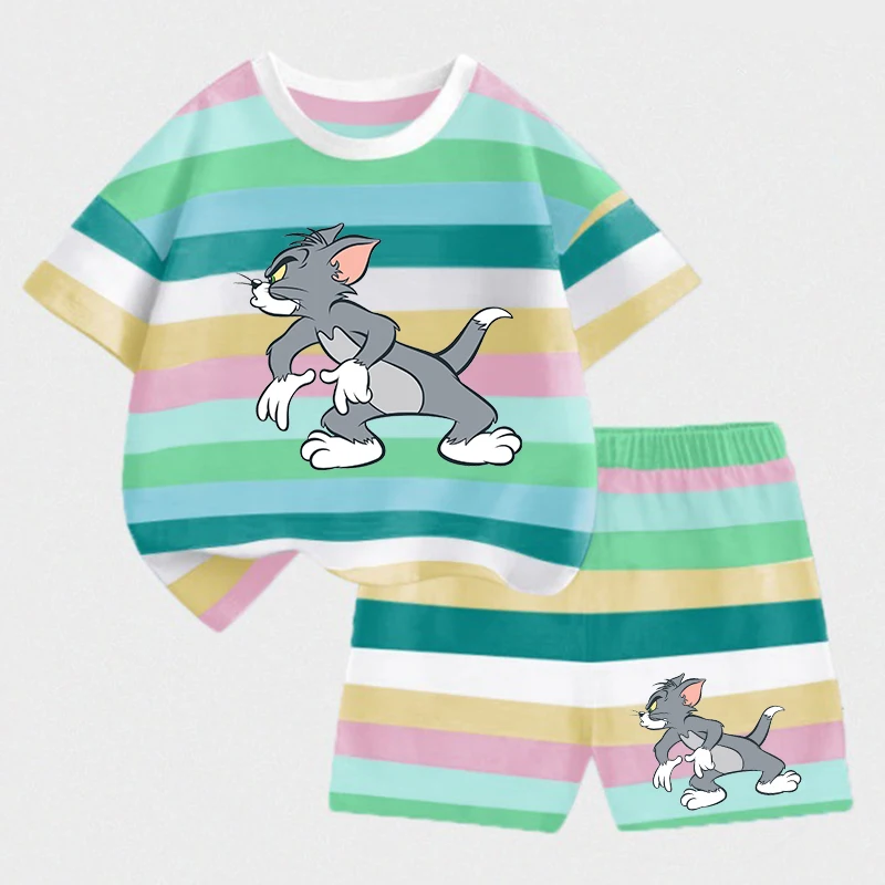 Kaus Anak Laki-laki Tom dan Je - Summer Clothing Gifts ulasan dan harga