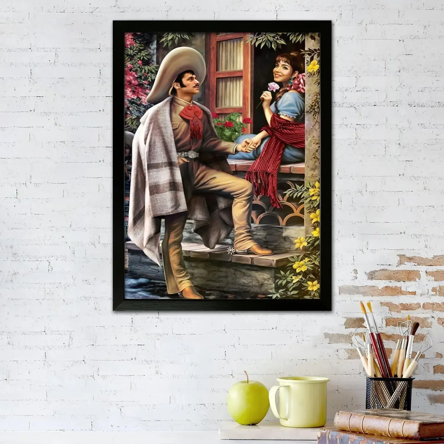 jesus helguera painter Canvas Art Poster, Wall Art, Picture Print, Modern Family, Bedroom Decor, Posters,Decorative painting