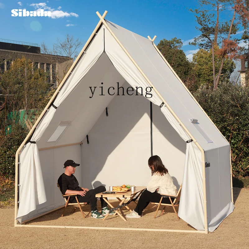 

HW15 Outdoor Tent Camping Dining BBQ Hot Pot Hotel Camp Sunscreen Rooftop Restaurant B & B