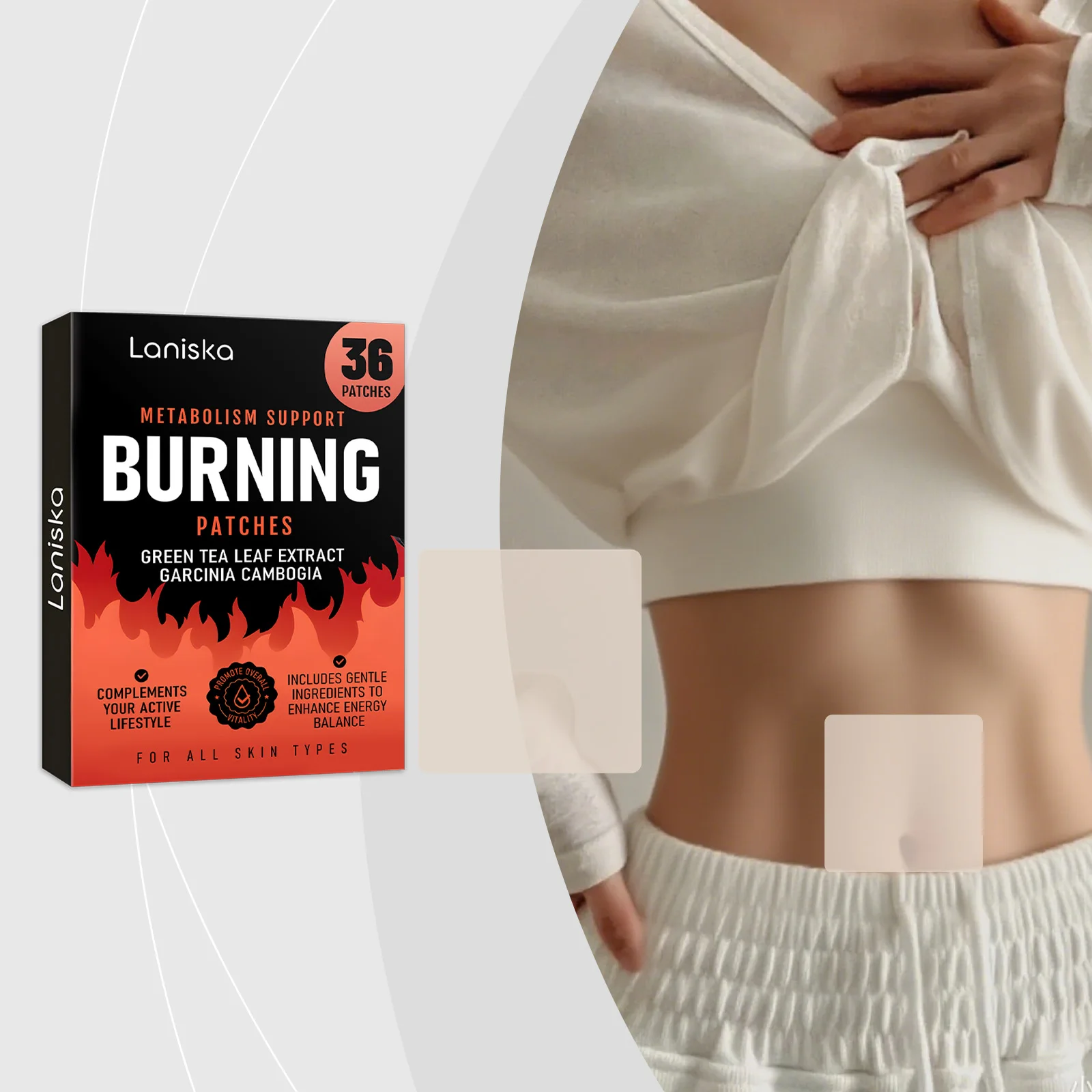 Fat Burning Plaster Slimming Weight Loss Body Firming Waisted Thin Slimming Arm Beauty Body Belly Metabolism Waist Navel Patch