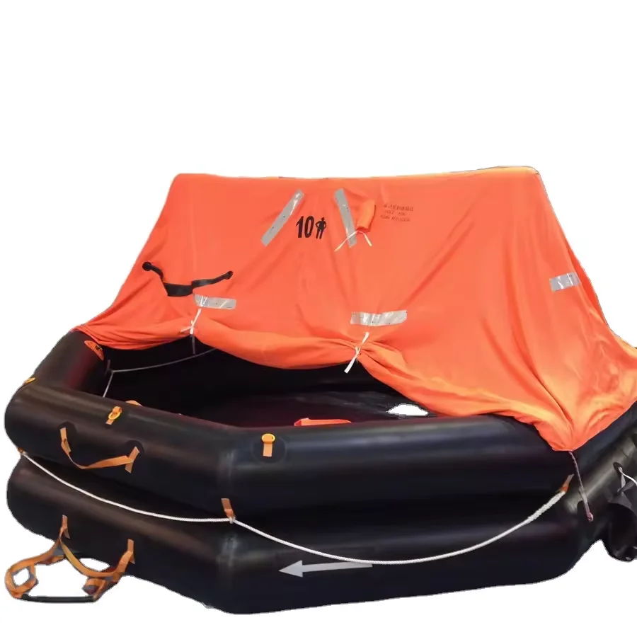 SOLAS LSA Approved Inflatable Life Raft, 6-35 Persons, Throw Overboard Liferaft, Marine Safety Equipment
