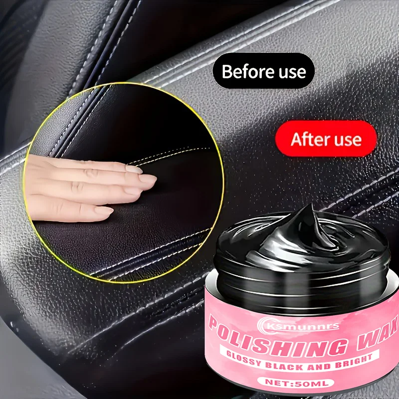 

Универсальный черный ремонтник пластика и кожи Ksmunnrs — паста для ремонта салона автомобиля с коррекцией цвета, глянцевый полировщик, защитный
