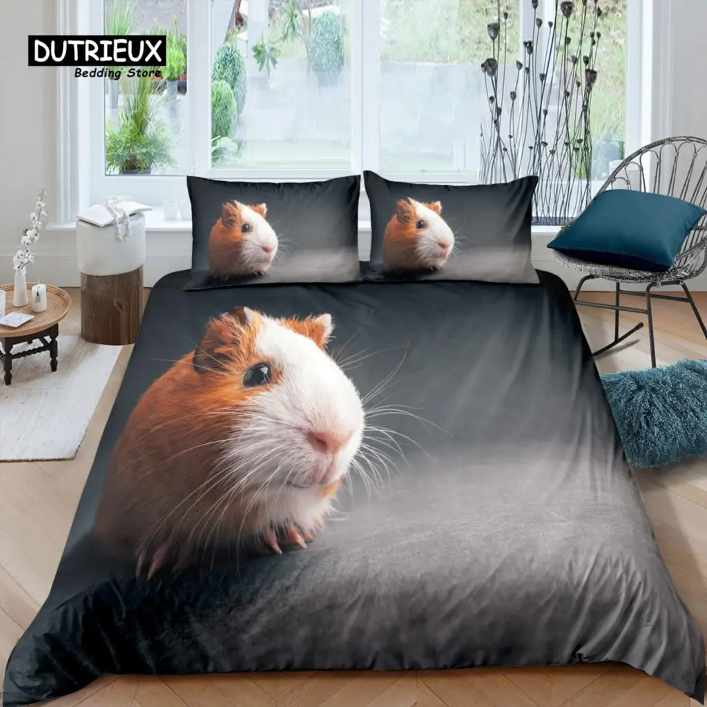 

Home Living Luxury 3D Hamster Bedding Set Duvet Cover Pillowcase Kids Bedding Set Queen and King EU/US/AU/UK Size