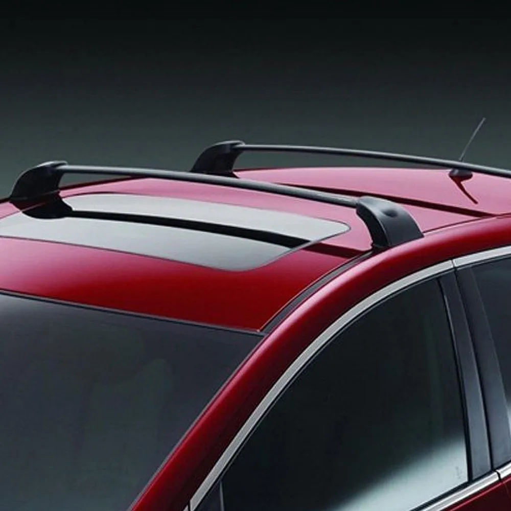 Universal Aluminum Car Roof Rack Cross Bars for Mazda CX-7 2007-2012, Black