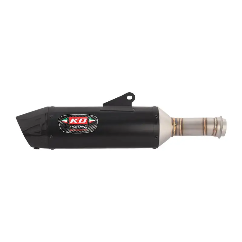 

Motorcycle Slip On Exhaust Tip Stainless Steel Muffler Tail Pipe Black Escape Modified For Duke 690 Enduro R 690 SMC R 2019-2025