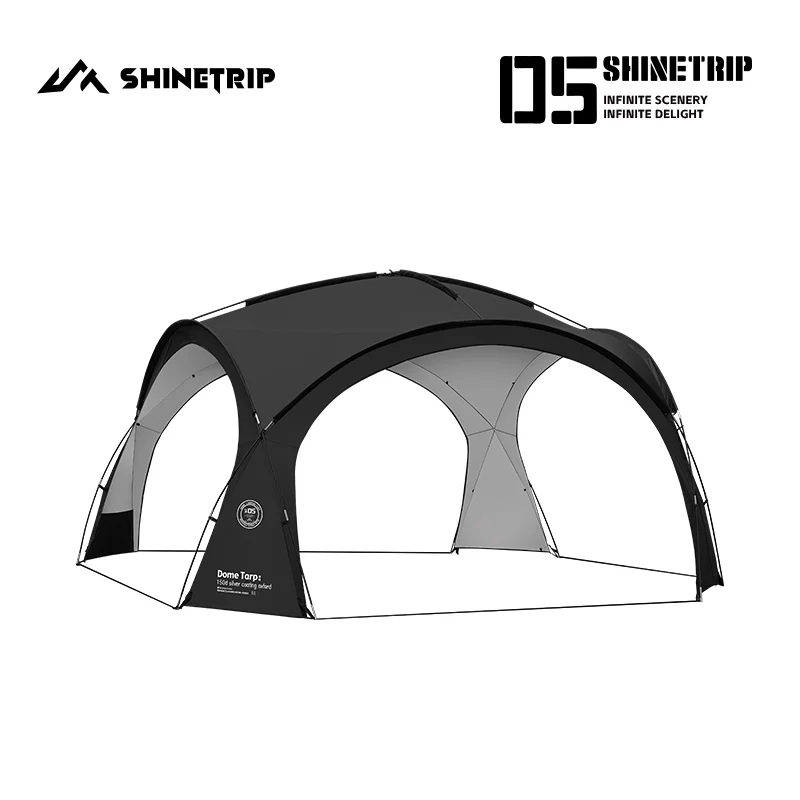 Outdoor Camping Tent ShineTrip Silver-Coated Waterproof UV