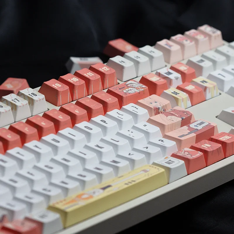 

National team -02 full set of keycaps 139 keys PBT hot sublimation adaptation 75/87/108