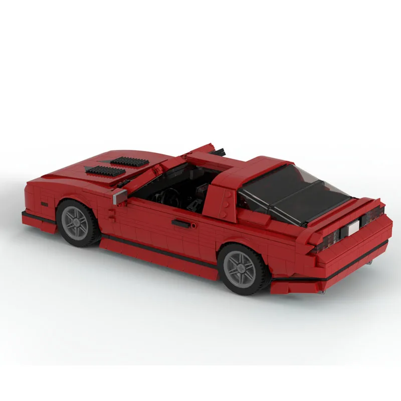 Super Stylish Sports Car Building Block, Montagem Toy Modelo, Presente de Aniversário, Natal, MOC-186738, 1384Pcs