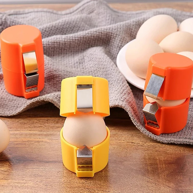 Abridor de cáscara de huevo de mano, herramienta portátil para grietas de huevos para hornear en casa y cocina