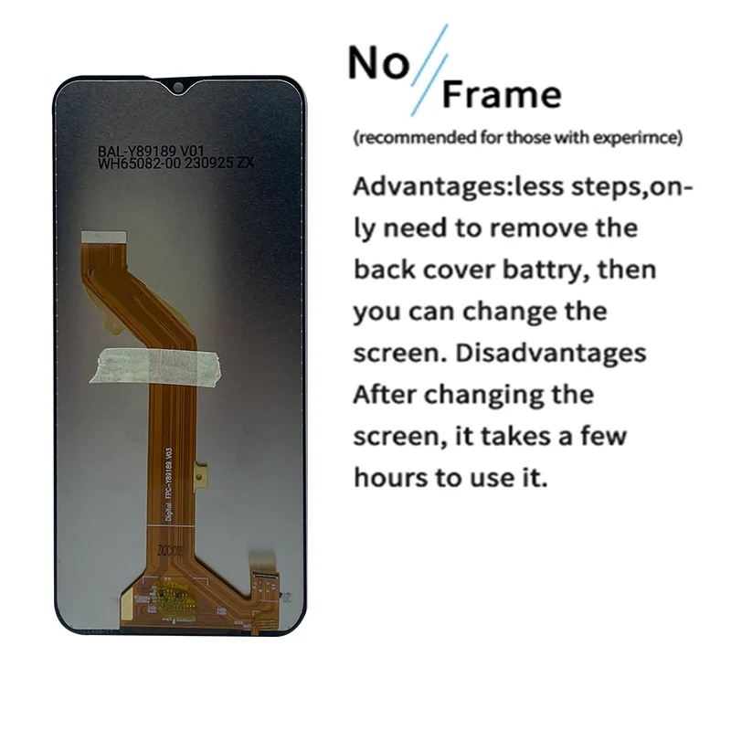 For TCL 405 406 408 LCD Display Touch Screen Replacement Digitize