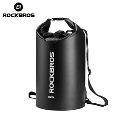 ROCKBROS 10L 20L Waterproof Swimming Bag Dry Sack PVC Trekking Drifting Rafting Kayaking Beach Bag Fishing Outdoor Backpack