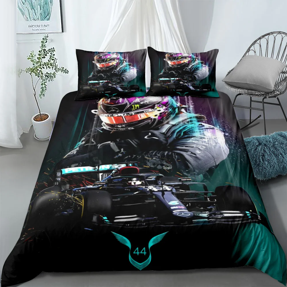 Gt3 Rally Duvet Cover Set King Queen Double Full Twin Single Size Bed Linen Set