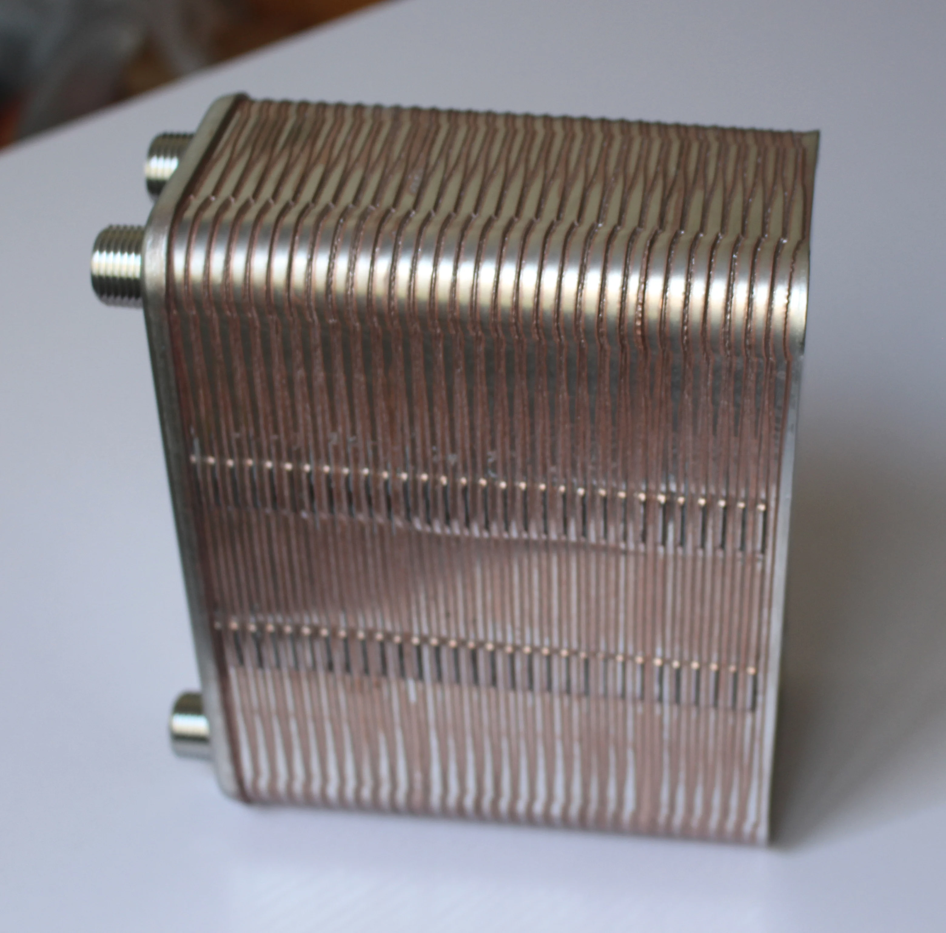 

Hrale Stainless Steel Water Cooled Condenser Brazed Plate-type Heat Exchanger Machine for Certified High-Accuracy 2-Year