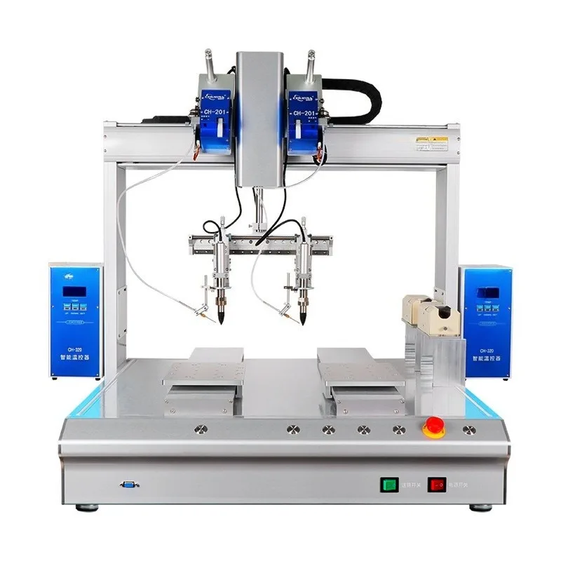 

Double station automatic single and double head 6441R automatic PCB board welding soldering machine