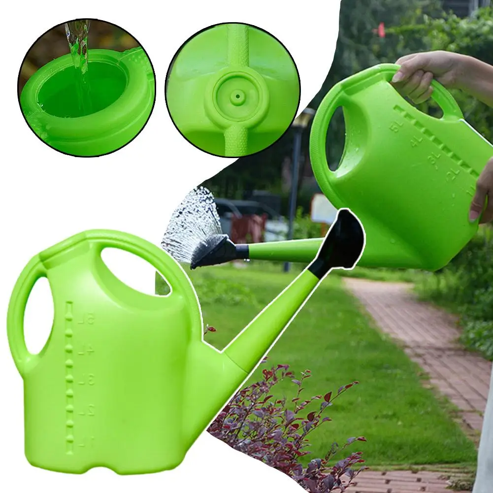 

5L Watering Can For Outdoor Plants With Removable Long Spout Plastic Watering Can For Garden Flowers Plants Garden Accessor V4Q3