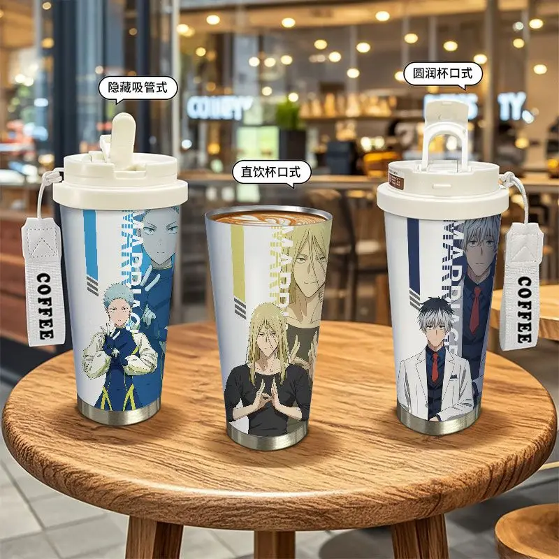 Marriage Tongxin Hikaru Gero Mei Kiyosaki Isolierbecher mit Anime-Aufdruck, große Kapazität, tragbarer Doppel-Trinkbecher – Detail 6