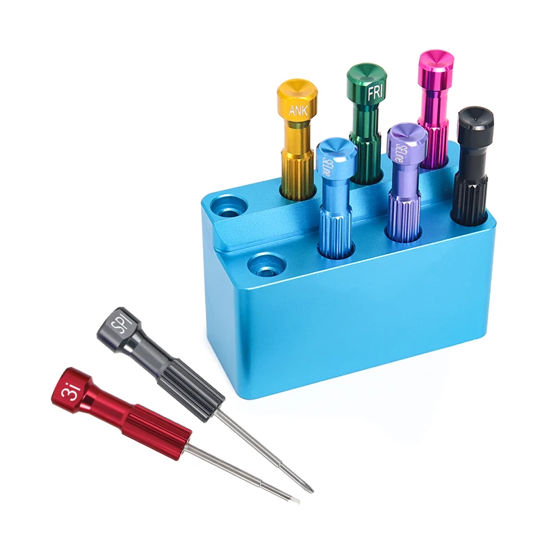 Implant Screw Driver 8pcs Screwdrivers with Holder Laboratory Instrument Dentistry Tools