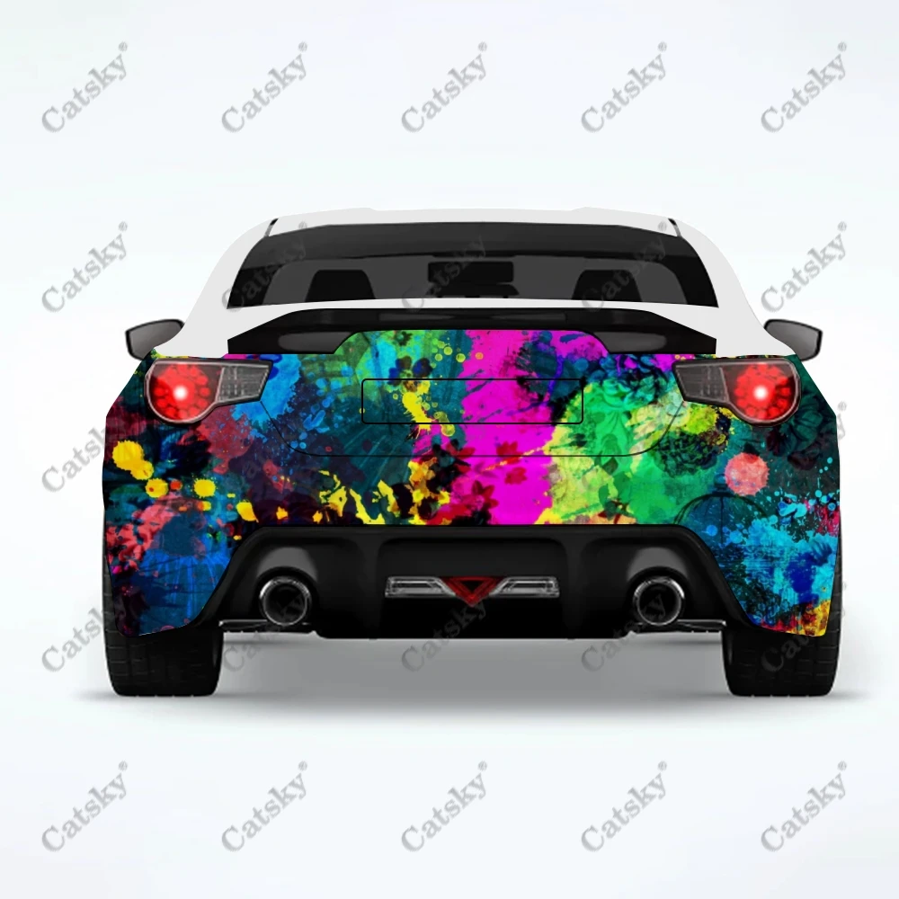 paint splatter Car sticker truck rear tail modification custom suitable for SUV truck pain car packaging accessories decals