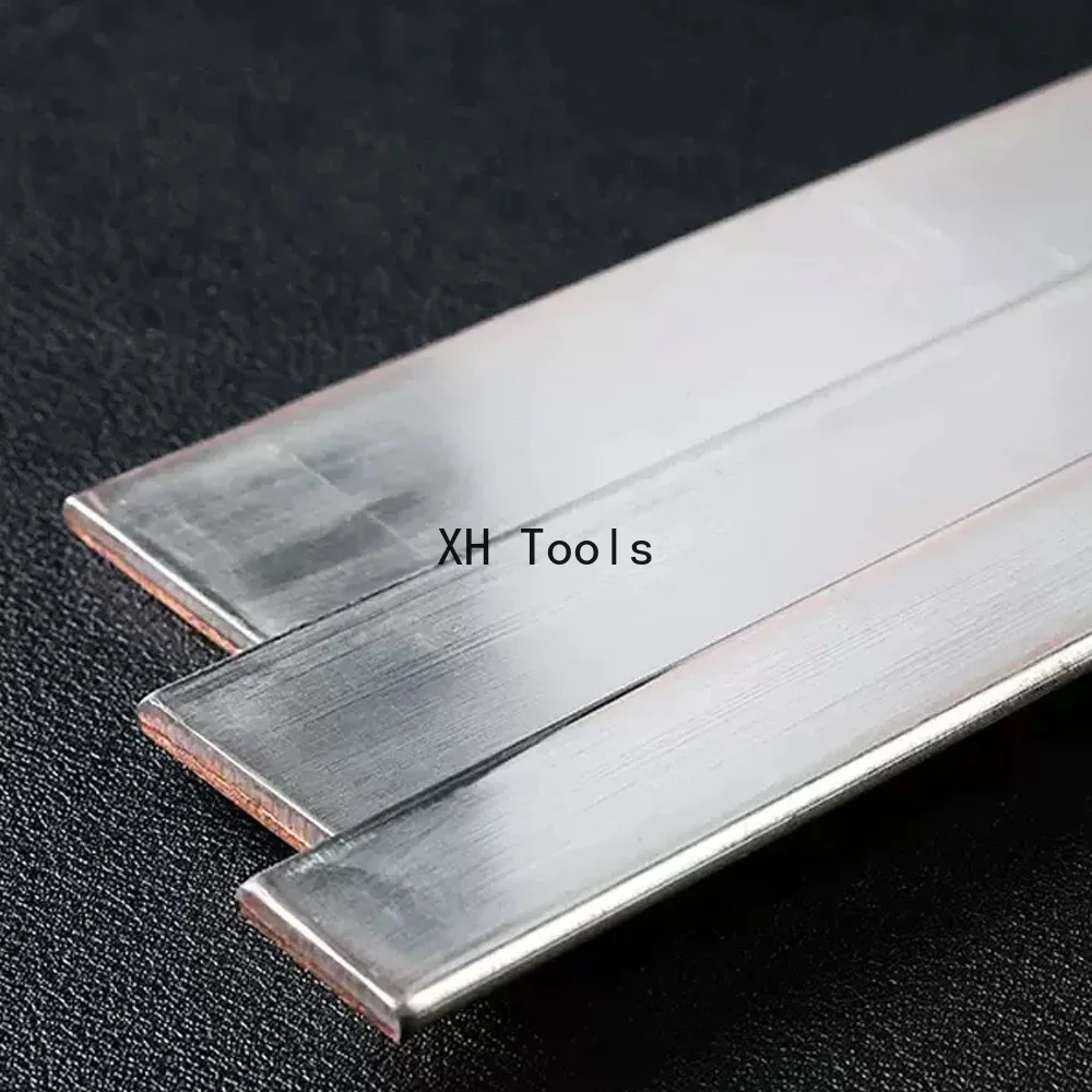 1 Stück Länge 500mm t2 verzinnter Kupfers tab lila Kupfer flache Streifen dicke 2mm 3mm 4mm 5mm leitfähige Erdung platte Sammel schiene