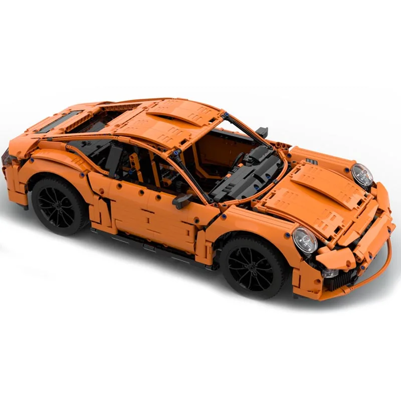 New MOC-40207 GT Supercar Racing Car Vehicle Sport Model Fit  Building Blocks DIY Kid Educational Toys Birthdays Gifts