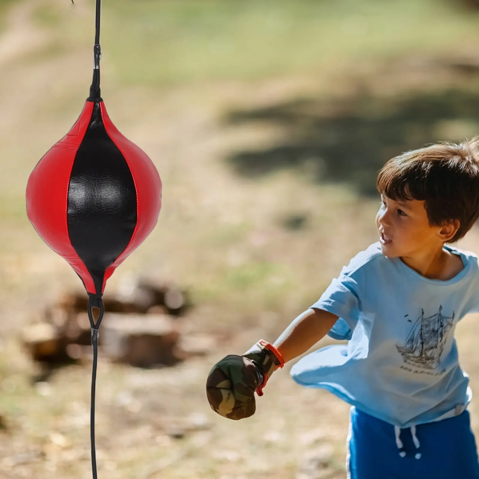 Boxing Speed Ball Double End Punching Bag for Reaction Training Hand Eye Coordination Agility Enhancement Convenient Home Gym