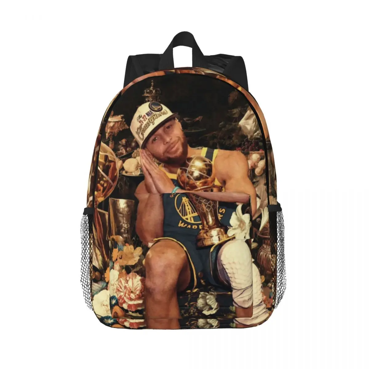 

C-Curry Good Night New Fashionable Pattern School Bag Print Lightweight Backpack 15inch