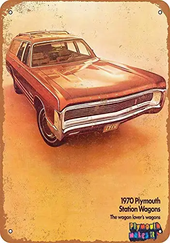 Fsdva  Metal Sign - Station Wagons - Vintage Wall Decor Home Decor
