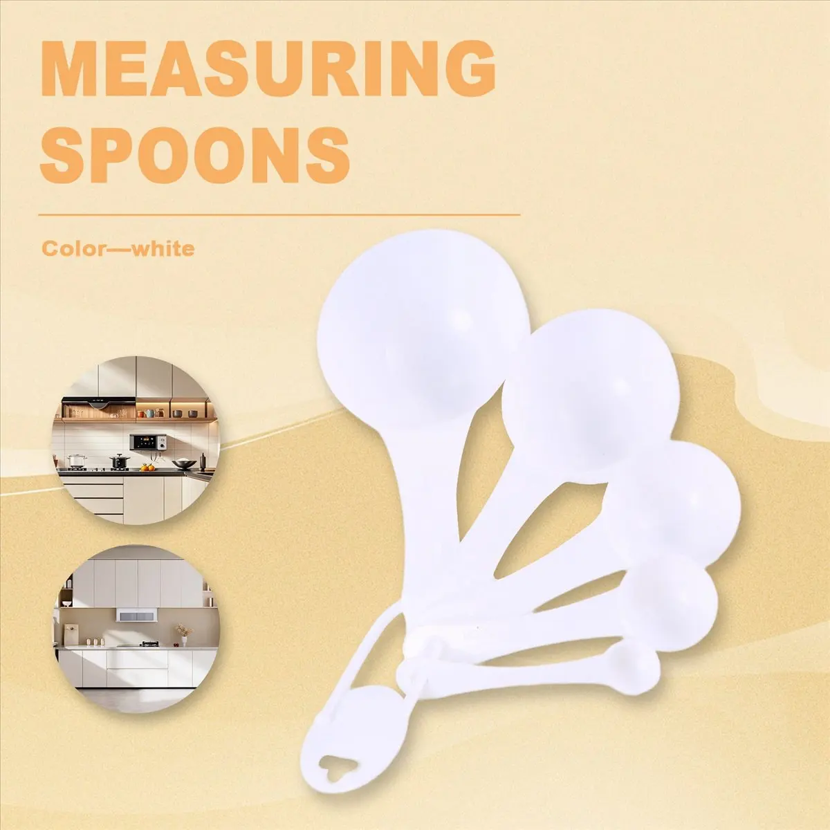 【~ New A20Z】Lot 5 pcs 100ml / 50ml / 15ml / 5ml / 1ml Dispensers Plastic Measuring Spoons.