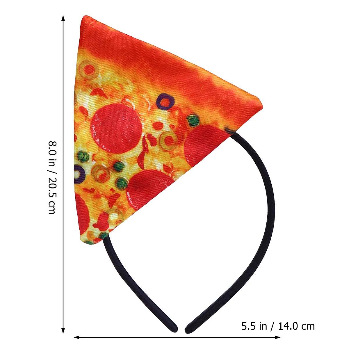 Pizza Headband Novelty Hair Hoops Halloween Cosplay Costume Costumes Pumpkin Woman