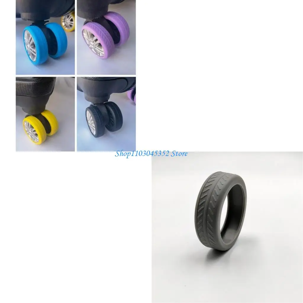 

10 шт. силиконовый буфер для колес для путешественника защитит ваш багаж от столкновений