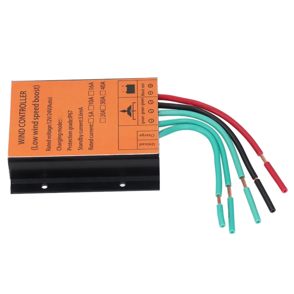 

12V/24V Auto Match Wind Generator Controller 600W 40A Wind MPPT Charge Controller Universal IP67
