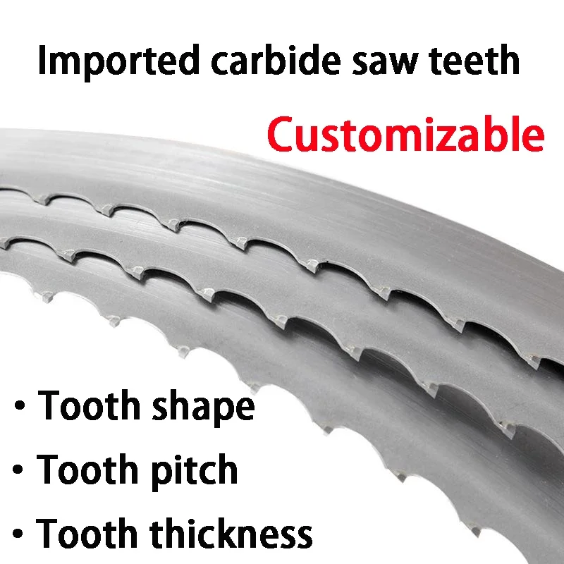 Woodworking Alloy Band Saw Blades TCT Carbide Tip for Cutting Hardwood for Brick and Foam Cutting 3960X35Mm