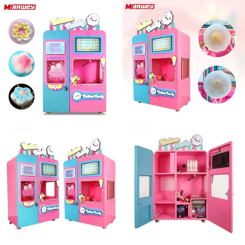 for Large Commercial Automatic Marshmallow Making Machine Cheap New Professional Coin Operated Intelligent Marshmallow Maker