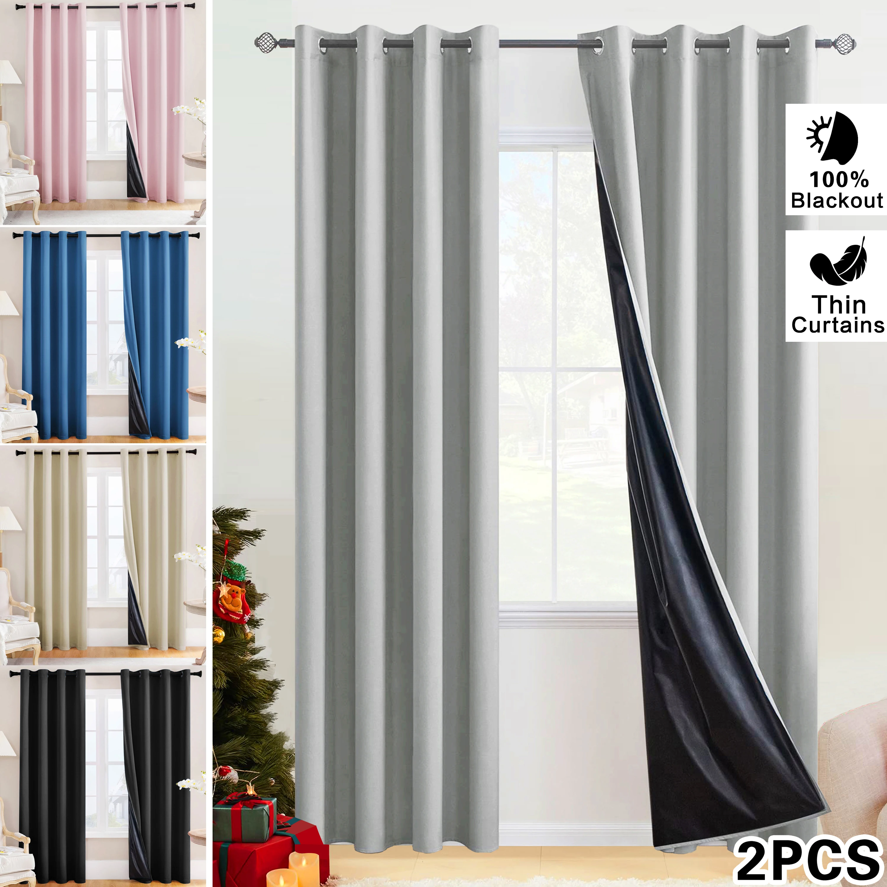 2-Piece 100% Blacko…