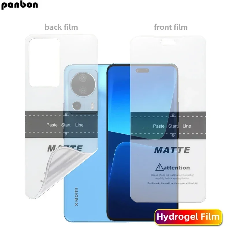 2Pcs Matte Hydrogel Soft  Film For Sony Xperia 5 1 10 V IV III II XZ5 XZ4 XZ3 XZ2 XZ1 XZ XZS Front/ Back side Screen Protector