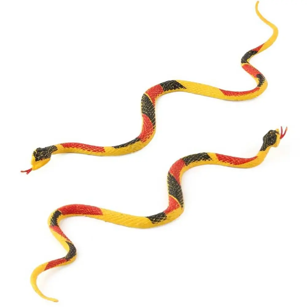 Modelo de serpiente cascabel de pitón de animales salvajes, figuras artificiales de Material de PVC, modelo de serpiente de simulación, gateo realista