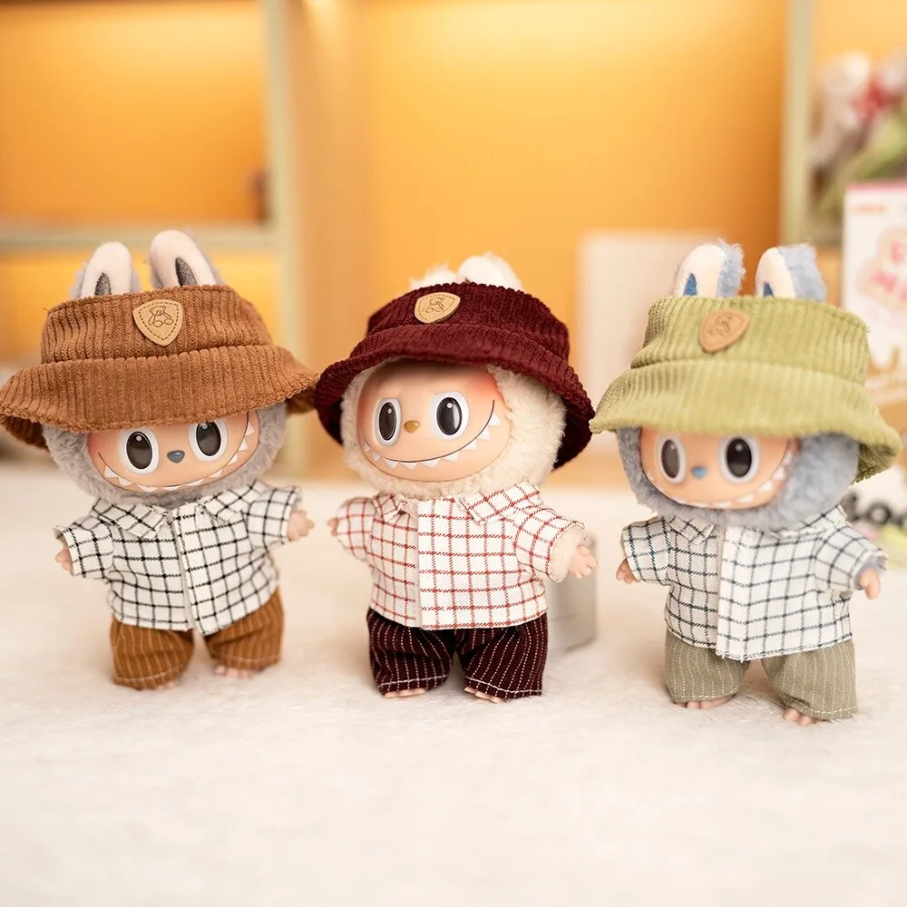 

17cm Labubu I II Cute Plush Doll'S Clothes Idol Dolls Sitting Party Small Suits Clothing Accessories For Korea Kpop Exo