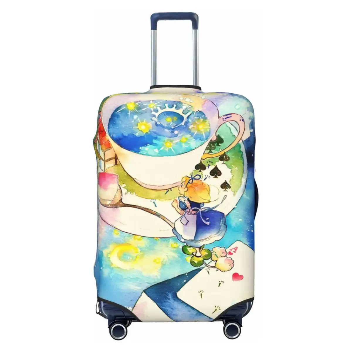 

Custom A-Alices Manga Comic Luggage Cover Elastic Film Travel Suitcase Protective Covers Suit For 18-32 inch