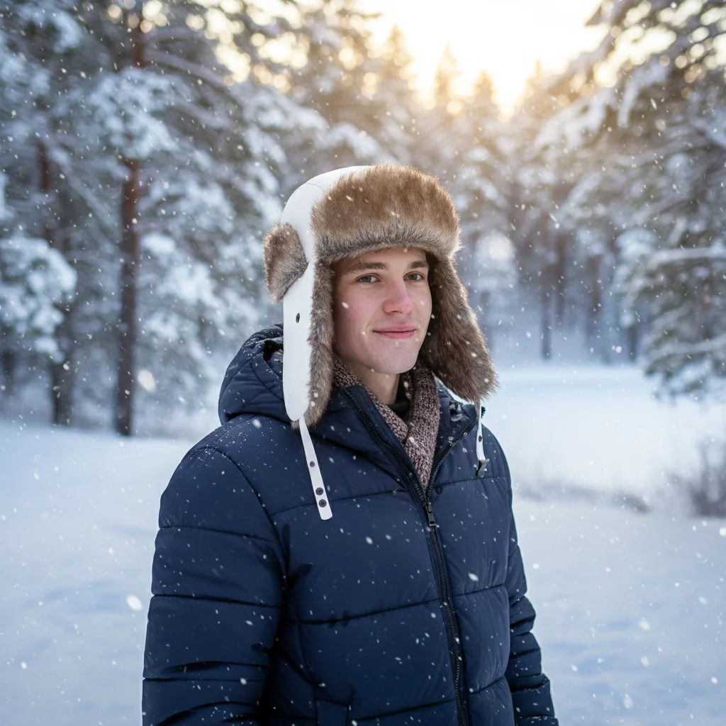 

Мужская водонепроницаемая шапка с ушками для катания на лыжах, зимняя теплая шапка для активного отдыха с регулируемым дизайном